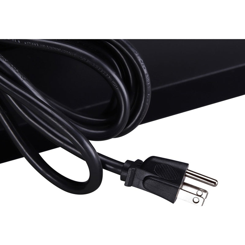 Rocelco Dual Monitor Stand AC-USB, 4.75" Height x 30" Width x 9" Depth (RCLRDMS) Each