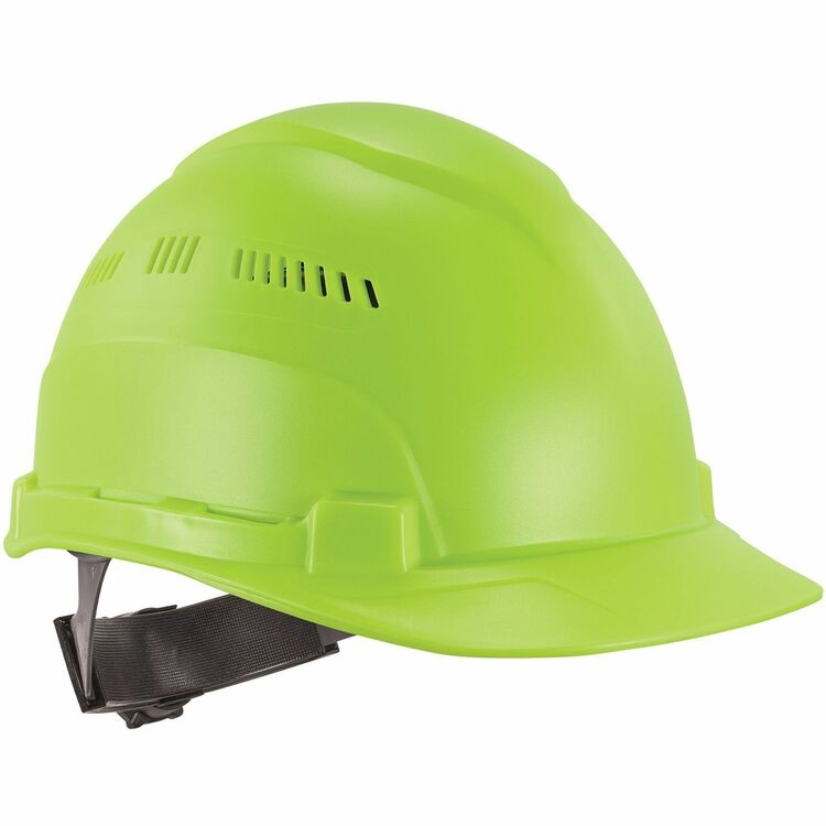 Ergodyne 8966 Lightweight Cap-Style Hard Hat, Lime (EGO60224) Each