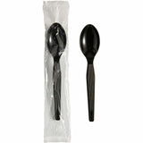 Dixie Cutlery Set, Black, Spoon, 1000/Carton (DXETH53C7) Case of 1000