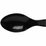Dixie Cutlery Set, Black, Spoon, 1000/Carton (DXETH53C7) Case of 1000