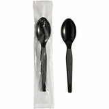Dixie Cutlery Set, Black, Spoon, 1000/Carton (DXETH53C7) Case of 1000