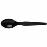 Dixie Cutlery Set, Black, Spoon, 1000/Carton (DXETH53C7) Case of 1000