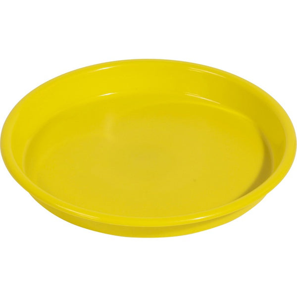 Deflecto Kids Antimicrobial Round Craft Tray - Accessories, Art, Craft - 1.61"Height x 13.07"Width x 13.07"Depth - Yellow - Polypropylene (DEF39514YEL)