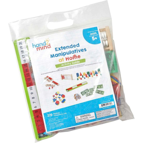 Learning Resources K-2 Extended Math Manipulatives Kit - Skill Learning: Mathematics (LRNH2M94463) Each