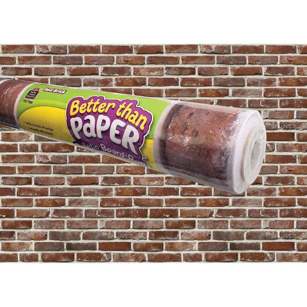 Teacher Created Resources Bulletin Board Roll - Bulletin Board, Poster, Student - 12 ftHeight x 48"Width - 1 Roll - Red Brick - Fabric (TCR77888) 1 Roll