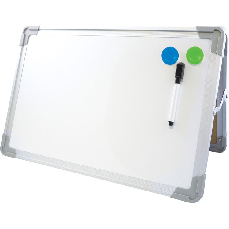 Flipside Desktop Easel Set with Pen and Two Magnets, 20" x 16" (FLP50002)