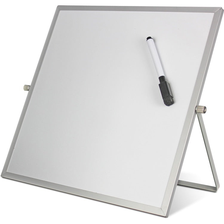 Flipside Dry-Erase Flip Easel - 12" (1 ft) Width x 12" (1 ft) Height - White Surface (FLP50005)