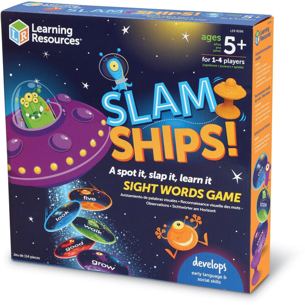 Learning Resources Slam Ships! Sight Words Game - Theme/Subject: Learning - Skill Learning: Sight Words, Word Recognition, Reading, Vocabulary, Spelling - 5-8 Year (LRNLER8596) Each