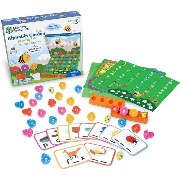 Learning Resources Alphabet Garden Activity Set - Theme/Subject: Early Learning - Skill Learning: Letter Recognition, Alphabet, Sorting, Color, Sound, Letter Matching, Spelling - 3-7 Year (LRNLER5543) Each