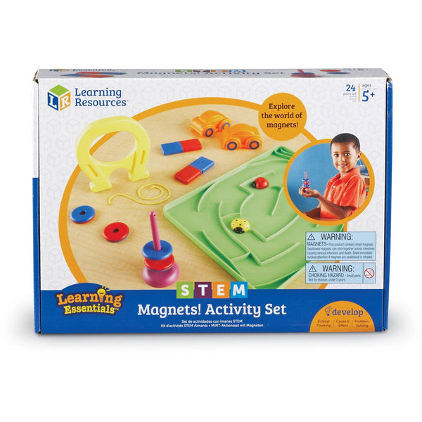 Learning Resources STEM Magnets Activity Set - Theme/Subject: Fun - Skill Learning: STEM, Exploration - 5-9 Year (LRNLER2833) Each