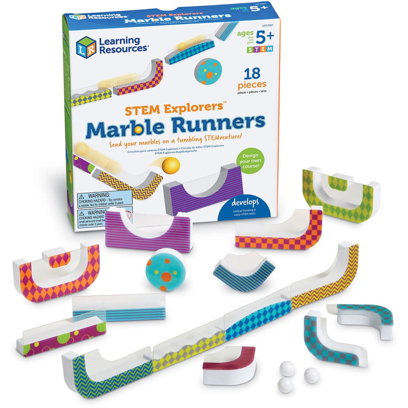 Learning Resources STEM Explorers Marble Runners - Skill Learning: STEM - 5-10 Year (LRNLER9307) Each