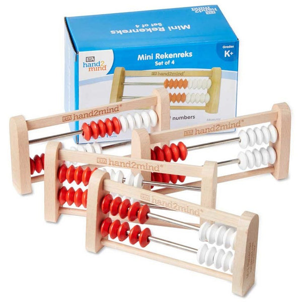 Learning Resources Hand2Mind Mini Rekenreks Set - Skill Learning: Visual, Number, Counting, Computation, Strategy (LRNH2M86886) Each