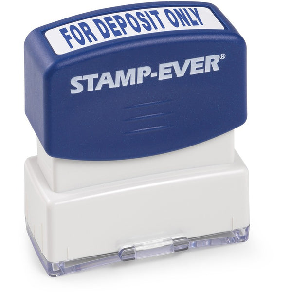 Trodat FOR DEPOSIT ONLY Pre-inked Stamp, Blue, .56 x 1.69, 50000 Impressions (TDT5955) Each