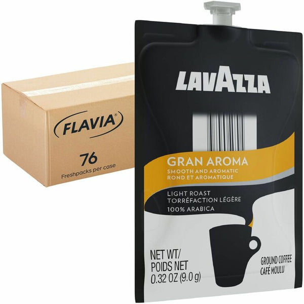 Lavazza Gran Aroma Coffee Freshpack, Gran Aroma, 0.32 oz Pouch, 76/Carton (LAV48087) Case of 76