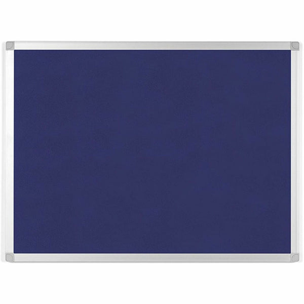 MasterVision Ayda Fabric Bulletin Board, 18" x 24" - 18" Board Height x 24" Board Width, Aluminum Frame (BVCFA02439214) Each