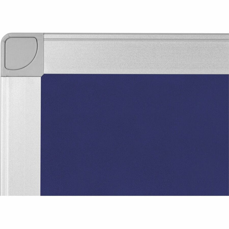 MasterVision Ayda Fabric Bulletin Board, 18" x 24" - 18" Board Height x 24" Board Width, Aluminum Frame (BVCFA02439214) Each