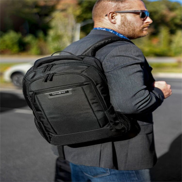 Samsonite Classic Business 2.0 Carrying Case (Backpack) for 13" to 15.6" Notebook, 17.8" Height x 12.5" Width x 9.3" Depth (SML1412771041) Each