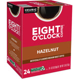 Eight O'Clock® K-Cup Hazelnut Coffee, Compatible with Keurig Brewer, Light/Medium, 24/Box (GMT0633) Box of 24