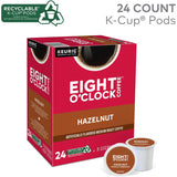 Eight O'Clock® K-Cup Hazelnut Coffee, Compatible with Keurig Brewer, Light/Medium, 24/Box (GMT0633) Box of 24