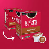 Eight O'Clock® K-Cup Hazelnut Coffee, Compatible with Keurig Brewer, Light/Medium, 24/Box (GMT0633) Box of 24