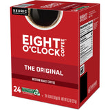 Eight O'Clock® K-Cup Original Coffee, Compatible with Keurig Brewer, Medium, 24/Box (GMT0657) Box of 24