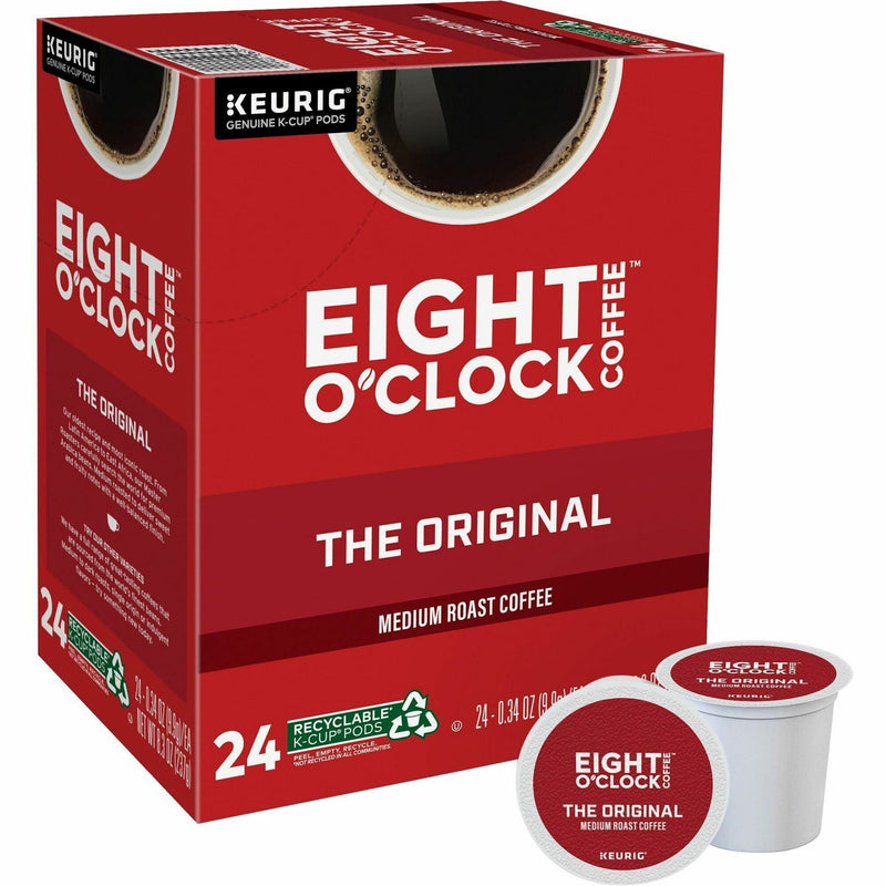 Eight O'Clock® K-Cup Original Coffee, Compatible with Keurig Brewer, Medium, 24/Box (GMT0657) Box of 24