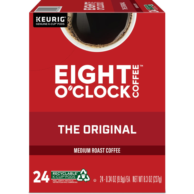 Eight O'Clock® K-Cup Original Coffee, Compatible with Keurig Brewer, Medium, 24/Box (GMT0657) Box of 24