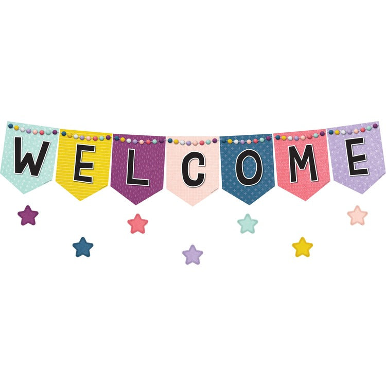 Teacher Created Resources Happy Day Pennant Welcome Set - 1 Set (TCR9022)