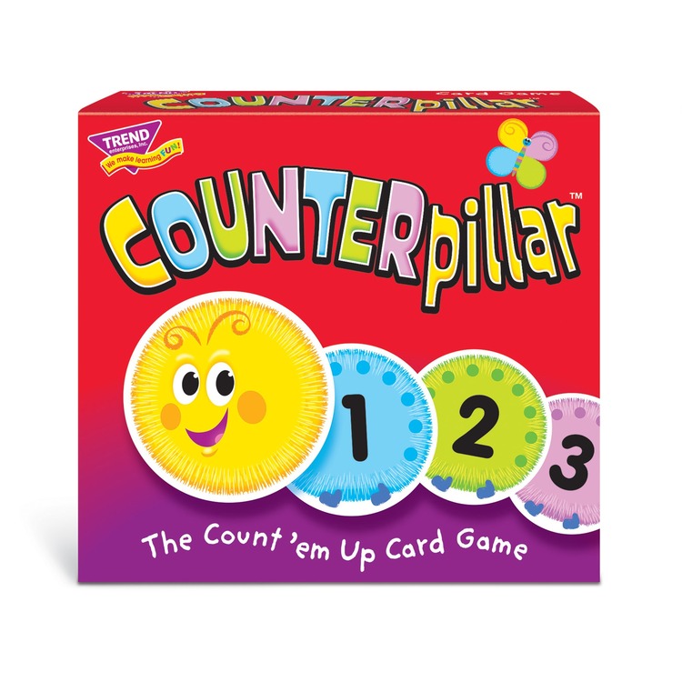 Trend COUNTERpillar Card Game - Math - 1 to 4 Players (TEPT20009)