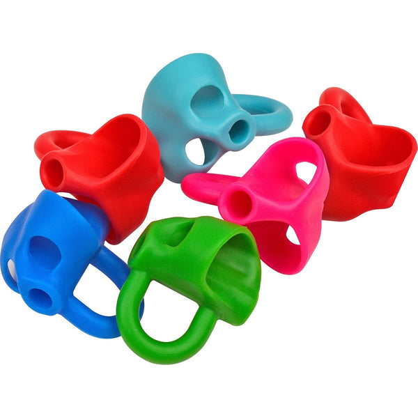 The Pencil Grip Ring Pencil Grip - Assorted - 6 / Pack (TPG17306) Each