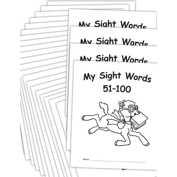 Teacher Created Resources My Own Books Sight Words Pack Printed Book (TCREP62143) Each