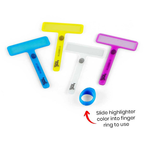 Learning Resources FingerFocus Highlighter Class Kit - Skill Learning: Reading (LRN91497) Each
