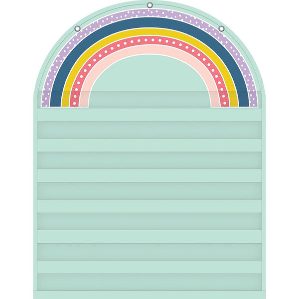 Teacher Created Resources Oh Happy Day Rainbow 7 Pocket Chart - Skill Learning: Rainbow (TCR20100) Each