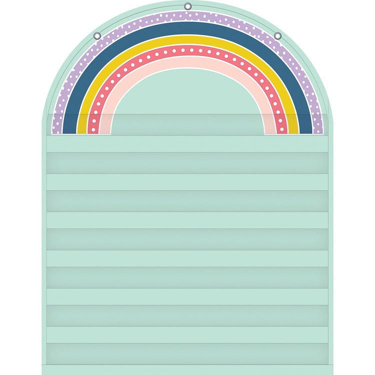 Teacher Created Resources Oh Happy Day Rainbow 7 Pocket Chart - Skill Learning: Rainbow (TCR20100)