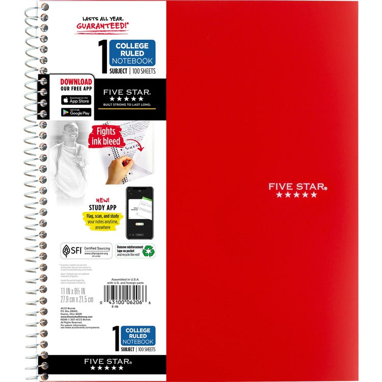 Five Star Wirebound Notebook (MEA820002CK1)