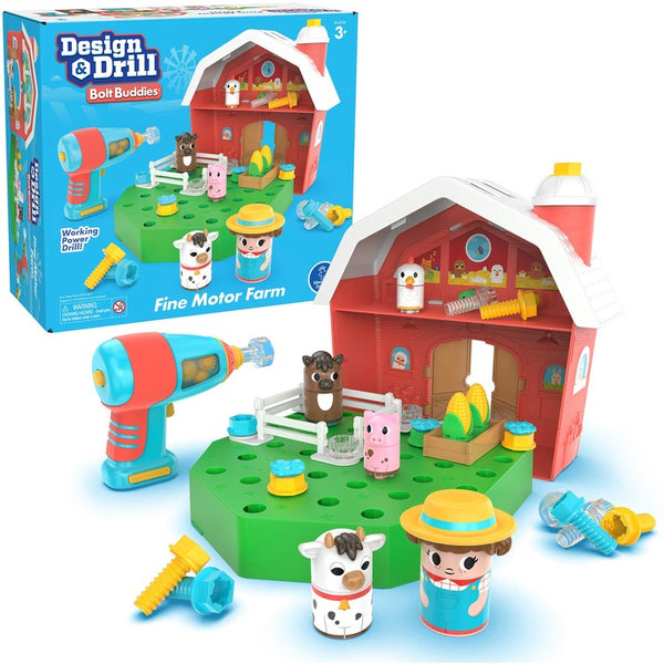 Learning Resources Design & Drill Bolt Buddies Farm - Multi (LRN4134) Each