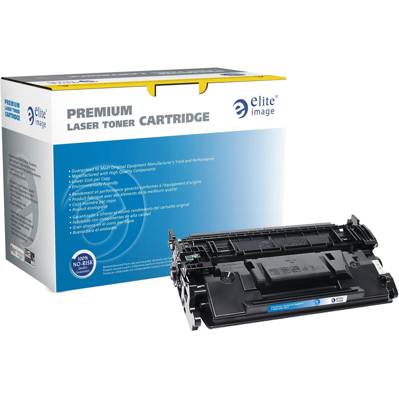 Elite Image Remanufactured High Yield Laser Toner Cartridge - Alternative for HP 58X - Black - 10000 Pages (ELI76315) Each