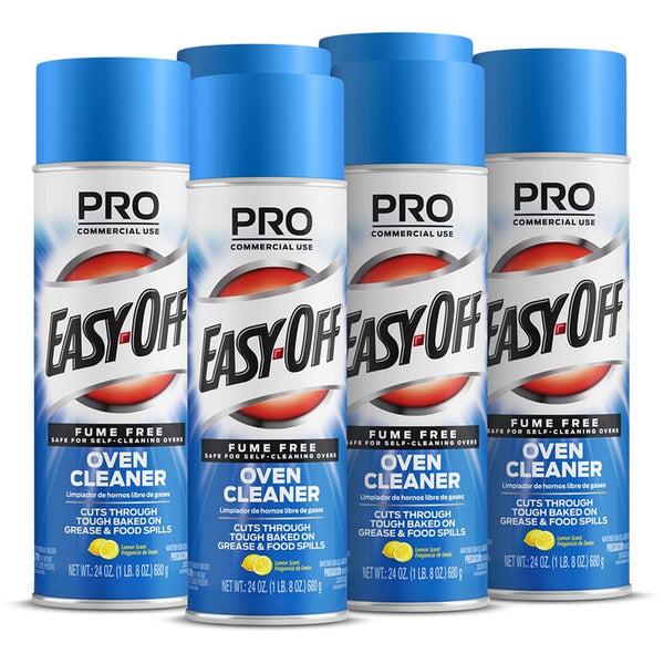 Professional Easy-Off Fume Free Oven Cleaner - Spray - 24 fl oz (0.8 quart) - Fresh Lemon Scent - 6 / Carton - White (RAC85260CT) Case of 6