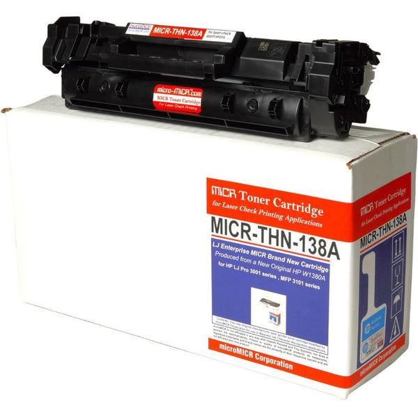 microMICR MICR Standard Yield Laser Toner Cartridge - Alternative for HP 138A, 138X (W1480A) - Black - 1500 Pages (MCMMICRTHN138A)