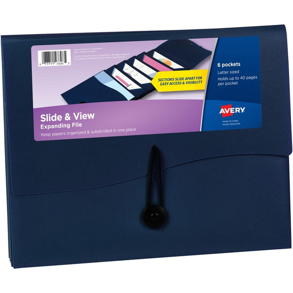 Avery&reg; Slide & View Letter Organizer Folder (AVE73545)