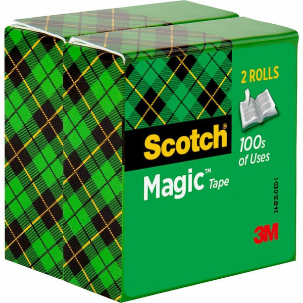 Scotch Magic Tape, 3" Core, 3/4"x2592", 12/BD, Transparent (MMM8103472BD)