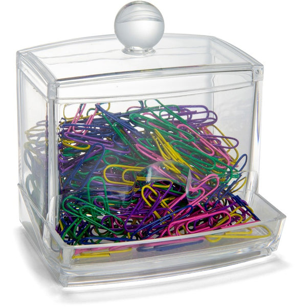 Officemate Paper Clip Dispenser - 1 / Each - Clear - PVC-free (OIC93697) Each