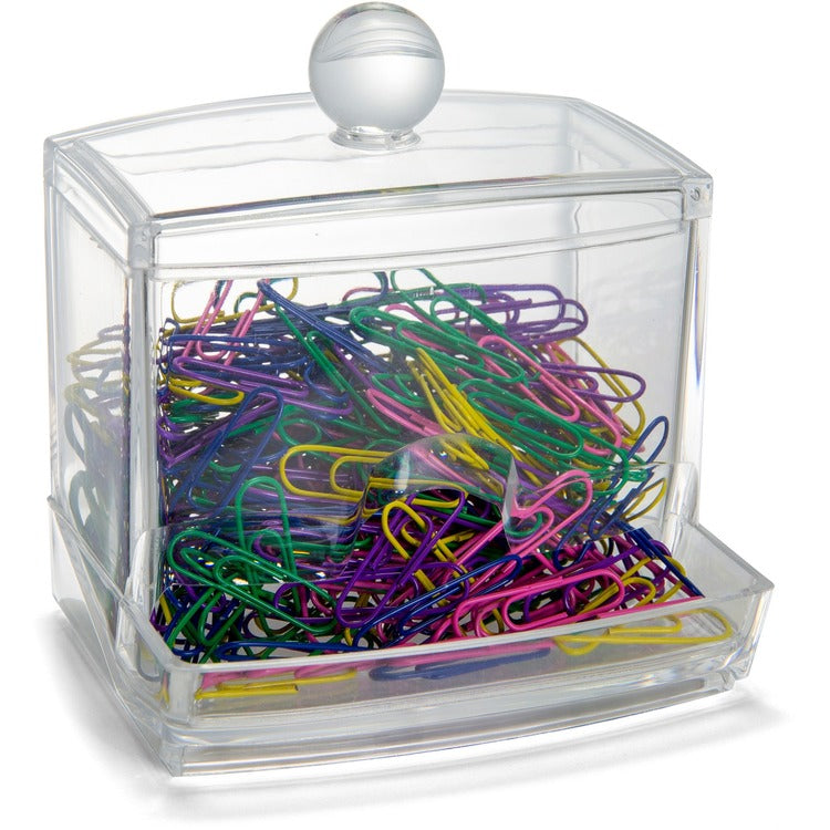 Officemate Paper Clip Dispenser - 1 / Each - Clear - PVC-free (OIC93697)