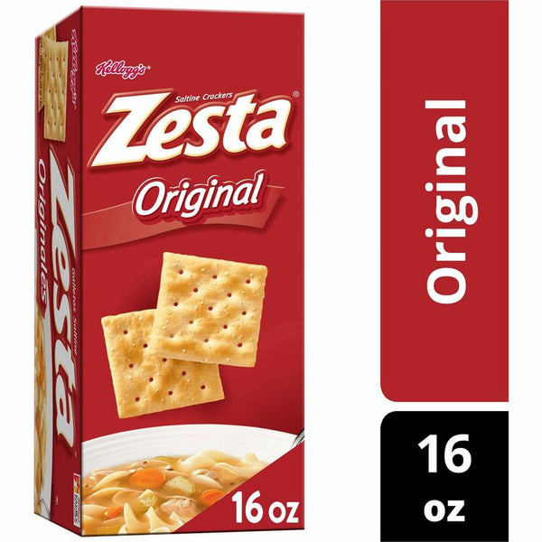 Kellogg's Zesta Saltine Crackers - Original - 16 oz - 1 Box (KEB00133) Each