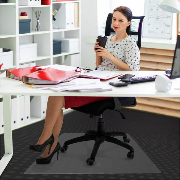 Cleartex AdvantagematPlus&reg; Advantagemat Plus Chairmat - Carpet - 60" Length x 48" Width - Rectangle - Clear (FLRNCCMFLAG0006) Each
