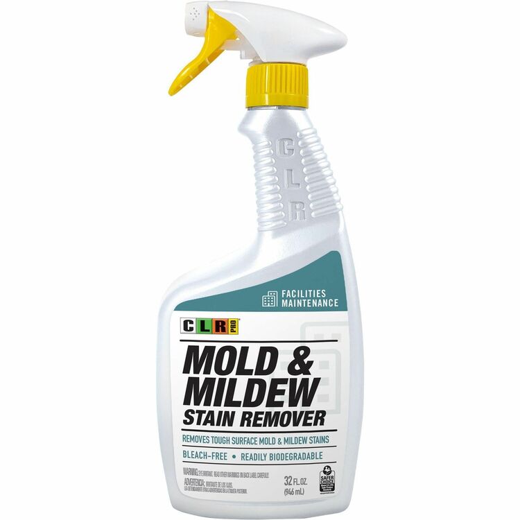 CLR Pro Mold & Mildew Stain Remover - Foam Spray - 32 fl oz (1 quart) - Surfactant Scent - 1 Bottle (JELFMMMSR326PRO)