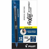 FriXion Synergy Clicker Erasable Gel Pen, Extra Fine Pen Point, Retractable, Navy Ink, Thermosensitive Gel Ink, 12/Dozen (PIL17366) 1 Dozen