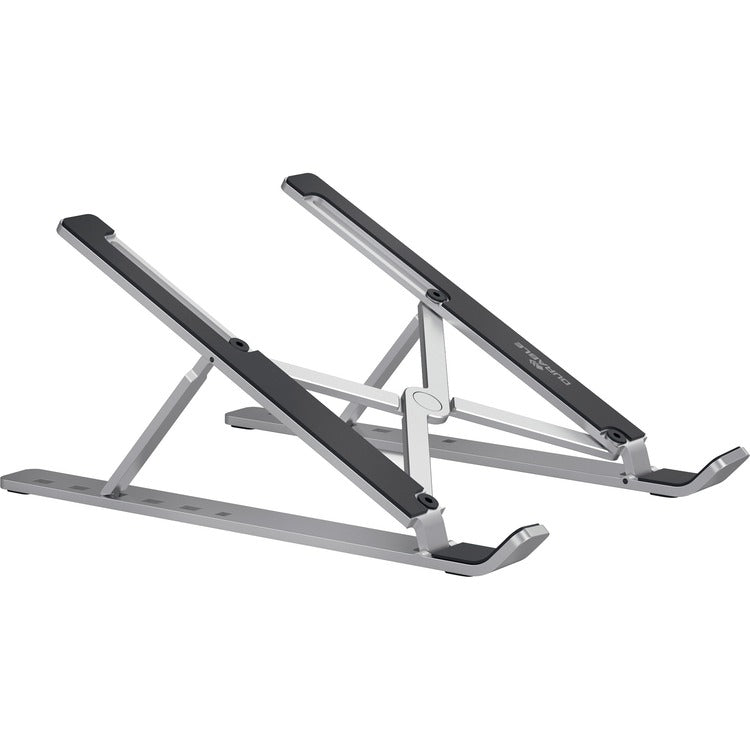 DURABLE Laptop Stand FOLD - Upto 15" Screen Size Notebook Support - Aluminum - Silver (DBL505123) Each