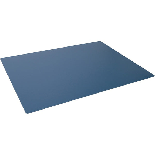 DURABLE Contoured Edge Desk Mat - Office - 19.69" Length x 25.59" Width - Rectangle - Polypropylene, Plastic - Dark Blue (DBL713307) Each