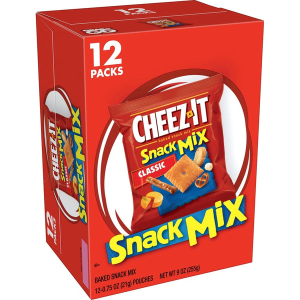 Cheez-It Classic Snack Mix - Cheese - 12 / Box (KEB11720) Box of 12